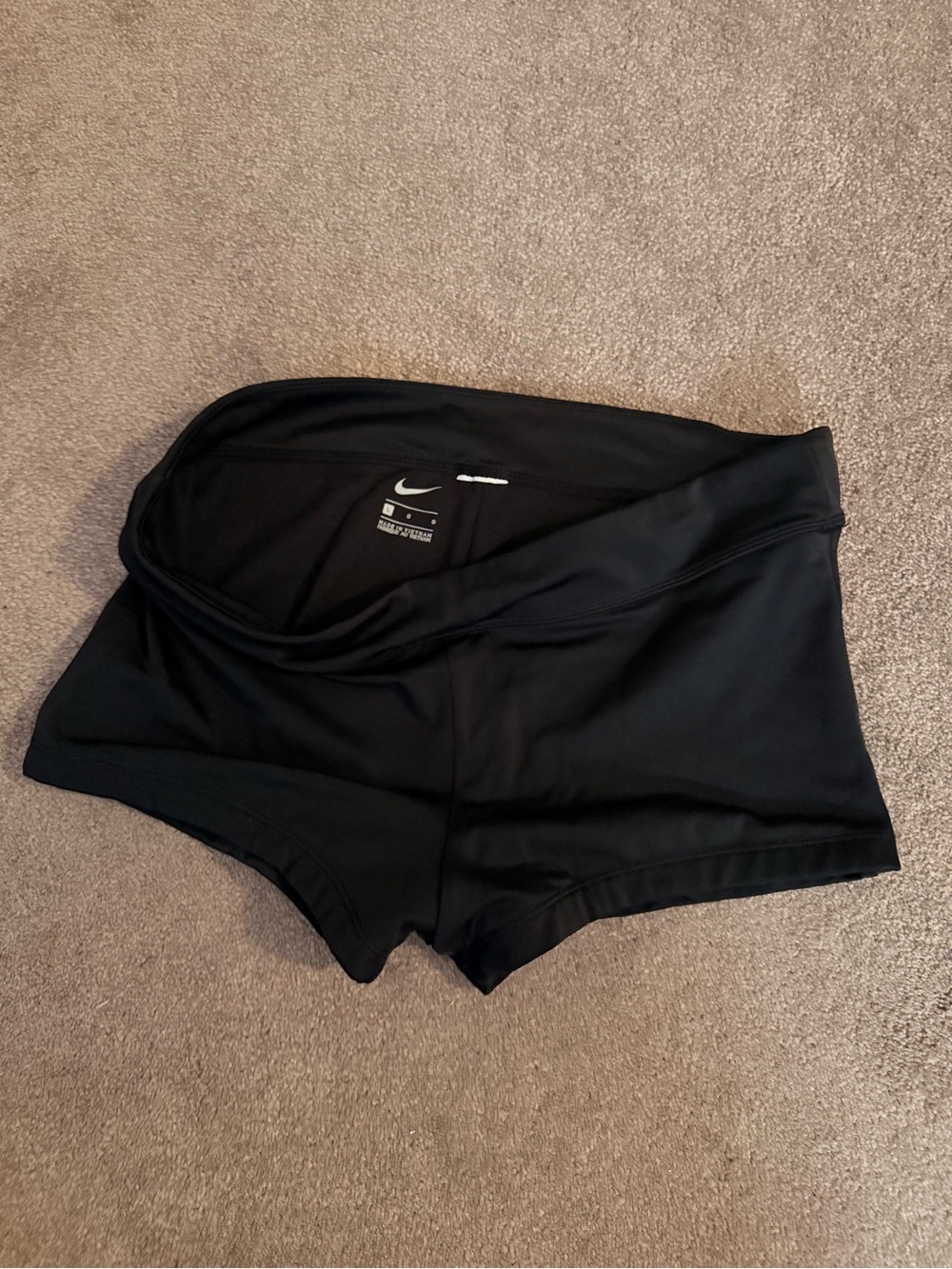 Nike Women's Black Athletic Swim Shorts